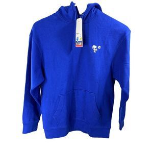 Levi's x Peanuts Graphic Sweatshirt Hoodie Blue Men's Size Medium NWT